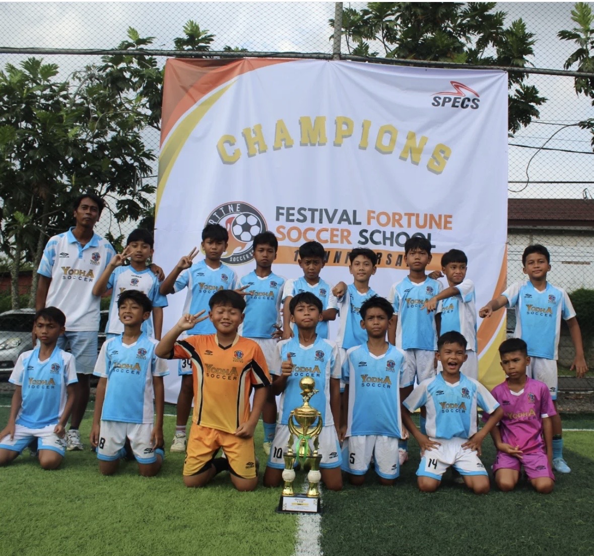 Juara 2 festival fortune soccer school
