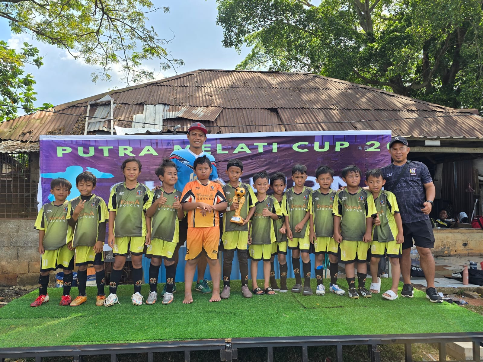 Turnamen U9 juara 3 Event Putra Melati Cup 2